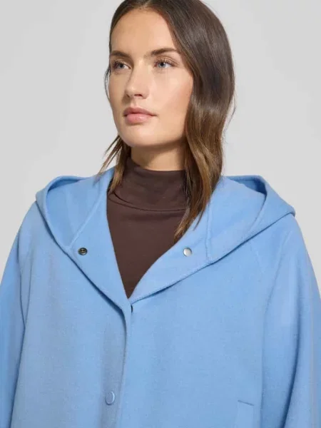 Pudełkowy krój kurtka wełniana z kapturem model "OLIATO" Weekend Max Mara