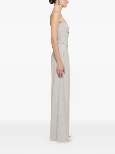 Bluzka Nissa z cekinami szara