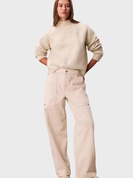 Водолазка Calvin Klein Jeans біла