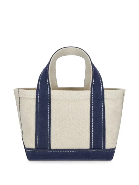 Geantă shopper Fortela din canvas alb