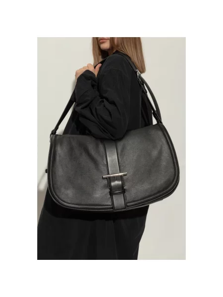 Torebka Alexander Mcqueen skórzana czarna