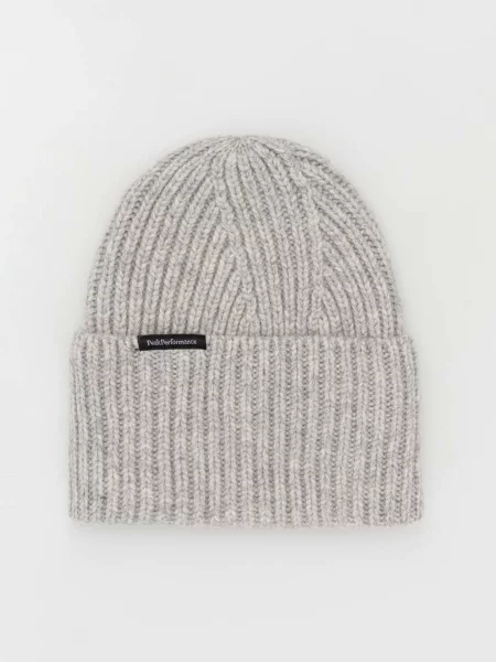 Peak Performance beanie kapa z volno Mason siva