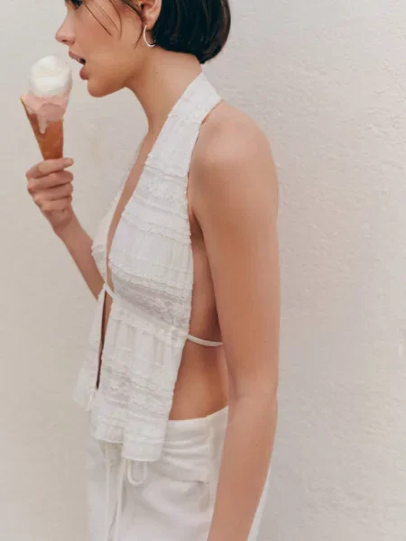 Top Mango Teen biały
