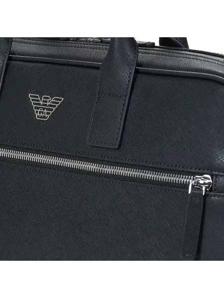 Taška na notebook Emporio Armani černá
