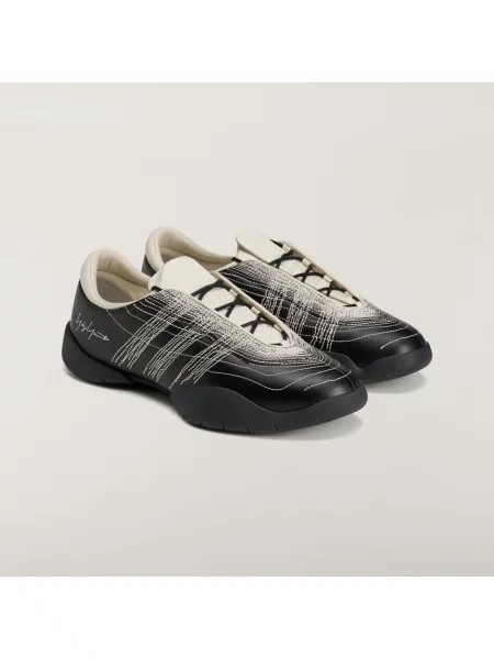 Tenisky Y-3 s výšivkou bílé
