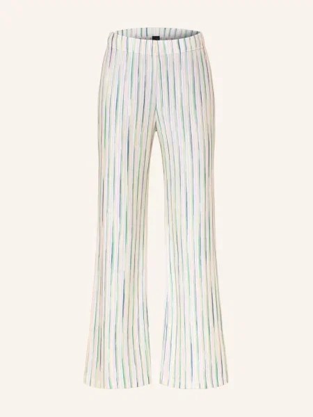 Marc Cain Spodnie Kobieta Wielobarwność XL Wide Trousers różowe