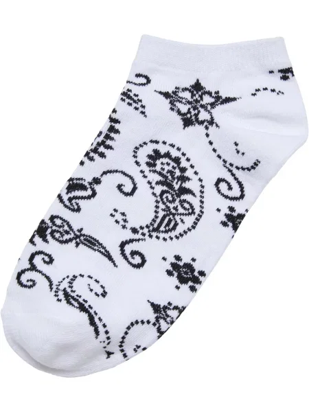 Urban Classics Ponožky Bandana čierna biela