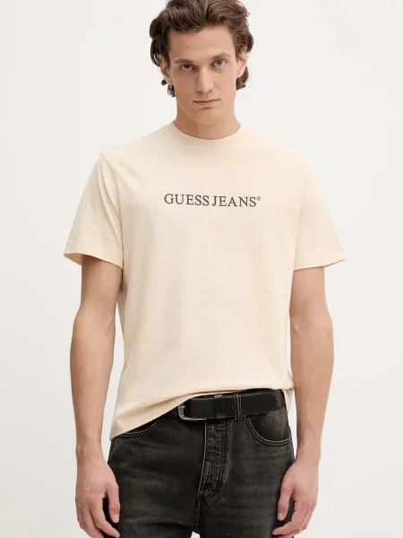 Guess Jeans tričko béžové