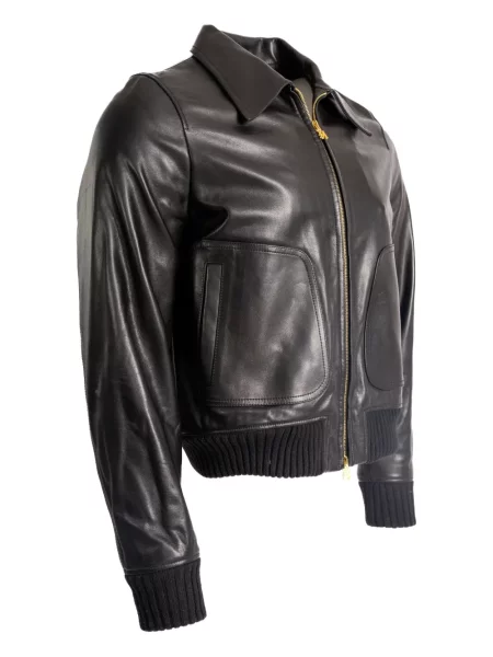 Geanta de piele Amiri negru