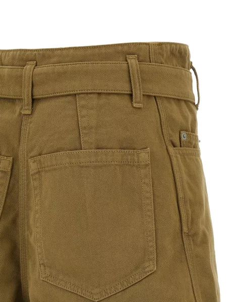 Pantaloni scurți Nude verde