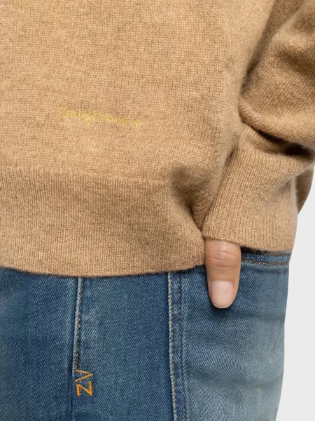 Кашеміровий кардиган Zadig&voltaire бежевий