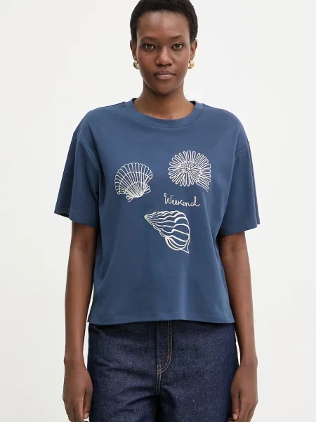 Weekend Max Mara Tricou Sabato Bleumarin