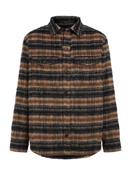 J.Lindeberg Košile okrová / světle hnědá / tmavě šedá