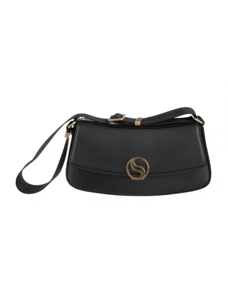 Mała torebka hobo Stella Mccartney skórzana czarna