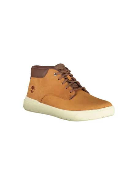 Botki Timberland skórzane brązowe