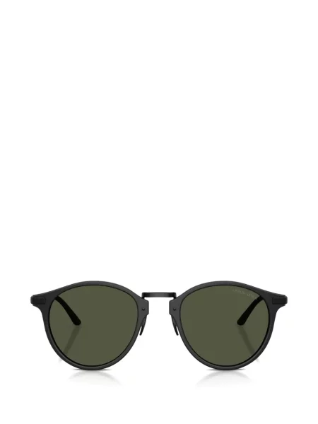 Ochelari de soare rotunzi Giorgio Armani negru