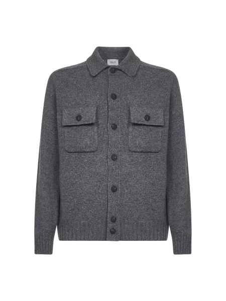 Sweter D4.0 wełniany szary