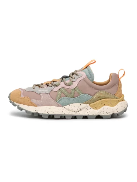 Lniane sneakersy Flower Mountain w kwiatki