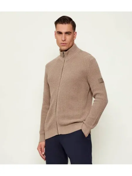JOOP! Jeans Cardigan Hajoros Modern Fit bej