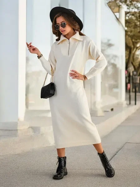 Rochie maxi Resti lungă de costum negru