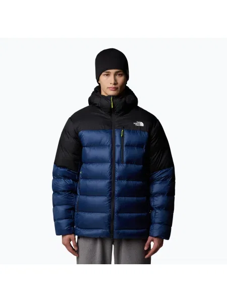 Мъжко пухено яке The North Face Kalix Down Hoodie shady blue/black черно