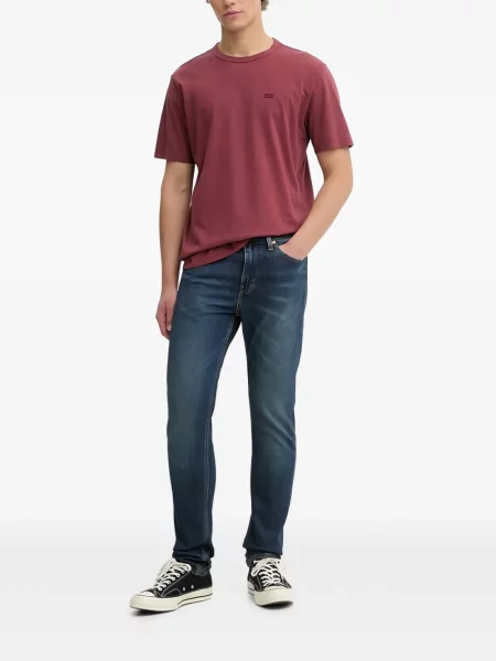 S ovratnikom majica s kapuljačom Levi's® s vezom s okruglim izrezom plava