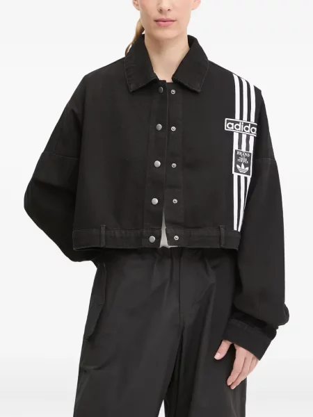 Sneakersy Adidas Terrex sznurowane w paski koronkowe czarne