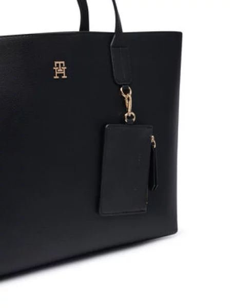 Kabelka Tommy Hilfiger Icon Tote Black Universal černá