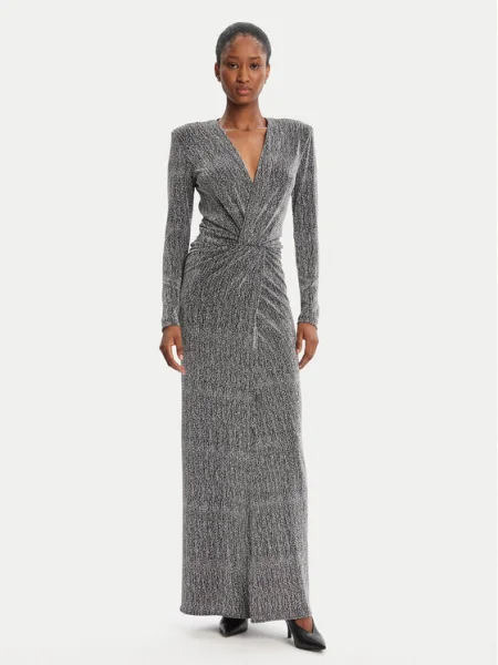 Simona Corsellini Официална рокля сребрист