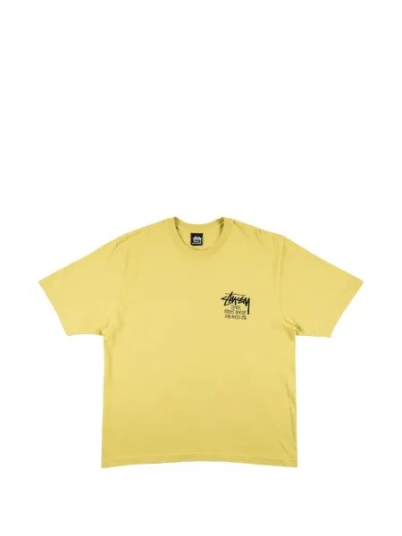 Koszulka Stussy w miejskim stylu żółta