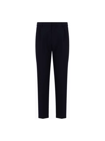 Spodnie Emporio Armani niebieskie