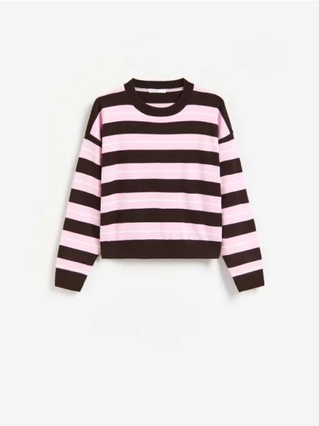 Reserved Pulover din amestec de multicolor