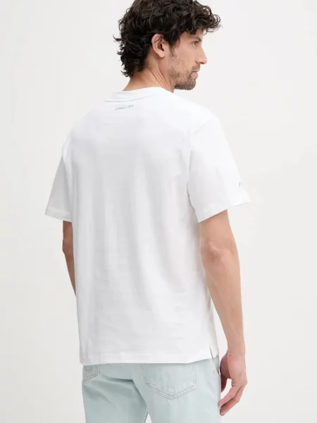 Tričko Pepe Jeans PATCH s potiskem bílá