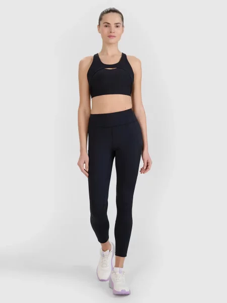 4F legginsy sportowe do ćwiczeń L czarne