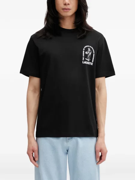 Tricou Lacoste cu imagine negru