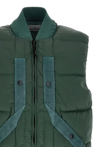 Vestă Stone Island cu strasuri verde