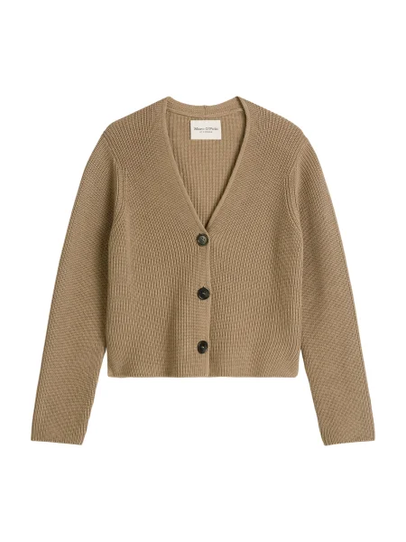 Marc O'Polo Geacă tricotată cappuccino maro