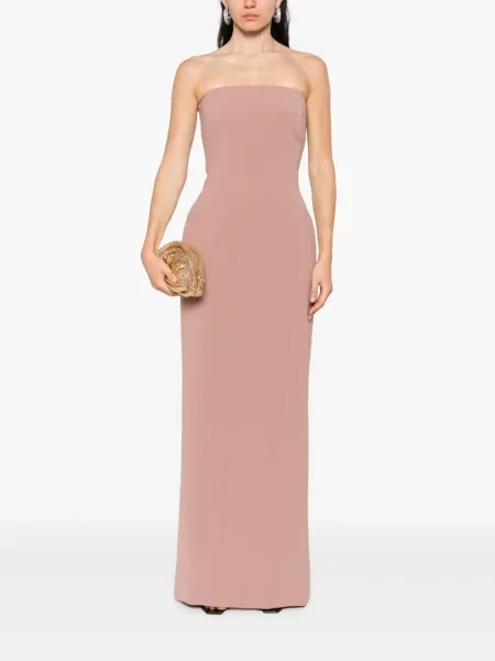 Rochie maxi Solace London de costum roz
