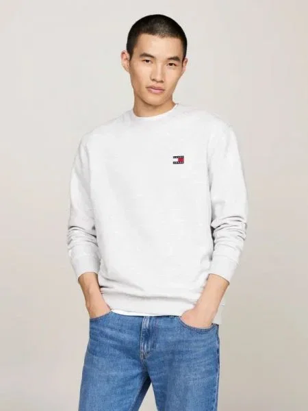 Tommy Jeans Pulóver szürke
