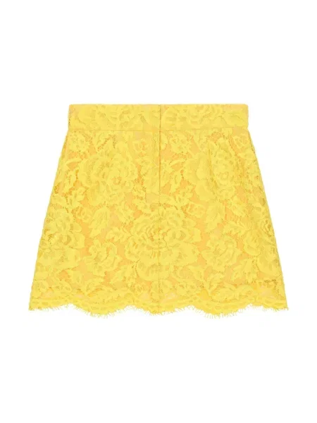Dětské sukně Dolce & Gabbana žluté