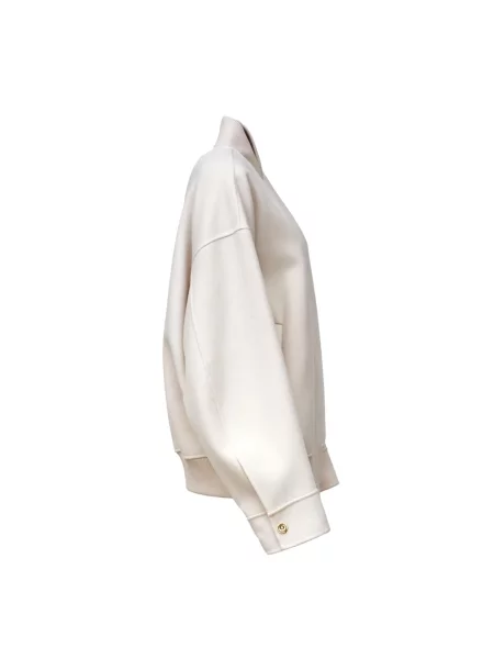 Kurtka bomber Sportmax wełniany biały
