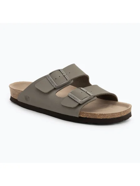 Genuins Hawaii Vegán kő női flip-flopok. Méret: 36 EU szürke
