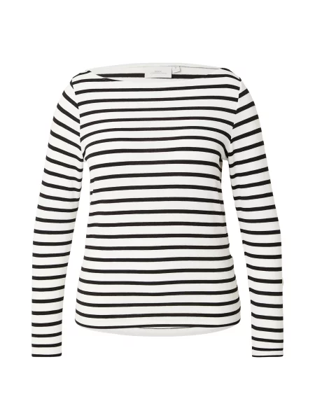 ONLY Carmakoma Tricou CARLUCA negru alb