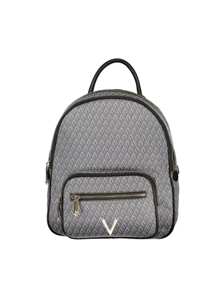 Lniana torebka Valentino Bags czarna