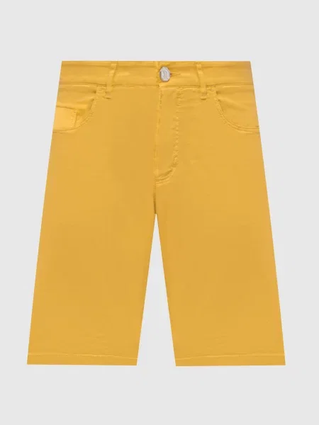 Шорты Stefano Ricci с вышивкой желтые