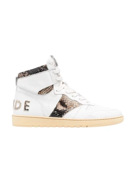 Sneakersy Rhude skórzane białe