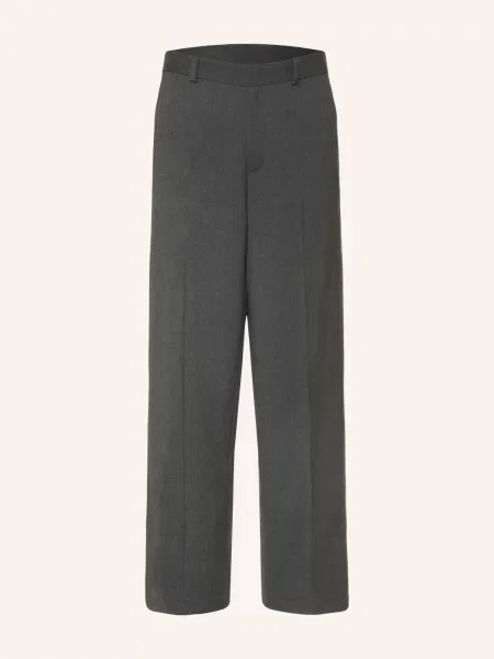 Alphatauri Chino Kalhoty Perval Regular Fit tmavě šedá