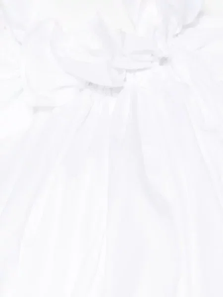 Bluză Comme Des Garçons cu volane alb