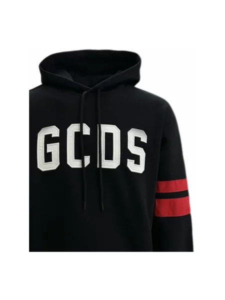 Bluza z kapturem Gcds z logo czarna