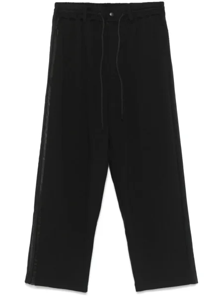 Pantaloni Y-3 cu dungi negru